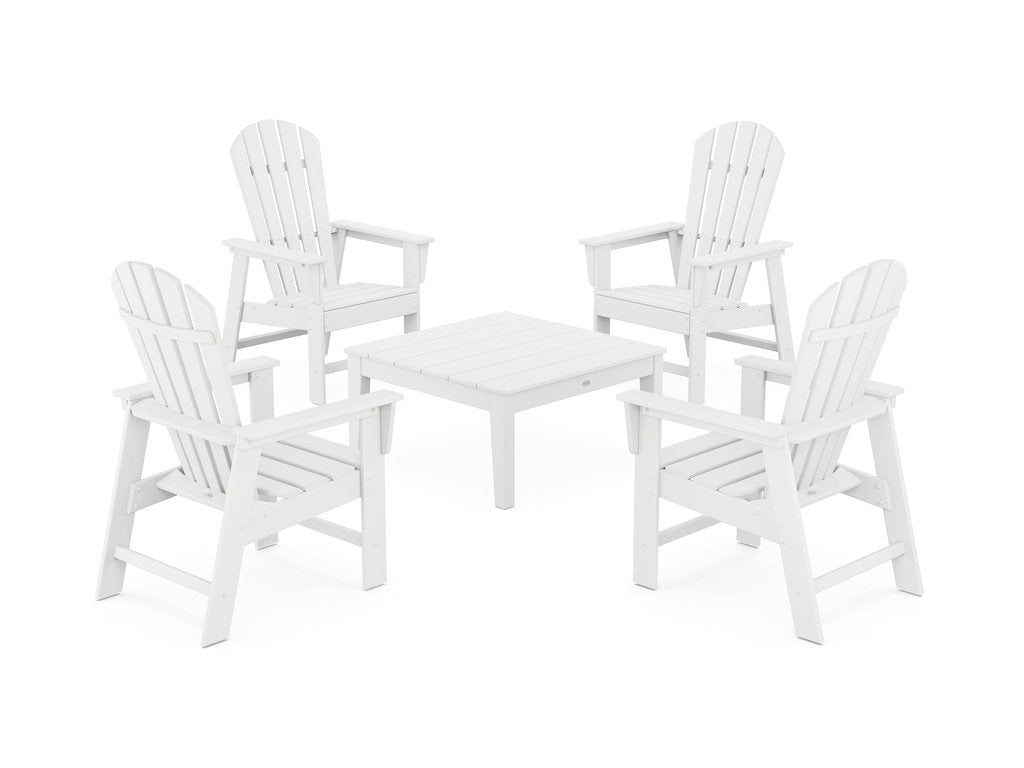 5-Piece South Beach Casual Chair Conversation Set with 36" Conversation Table Photo