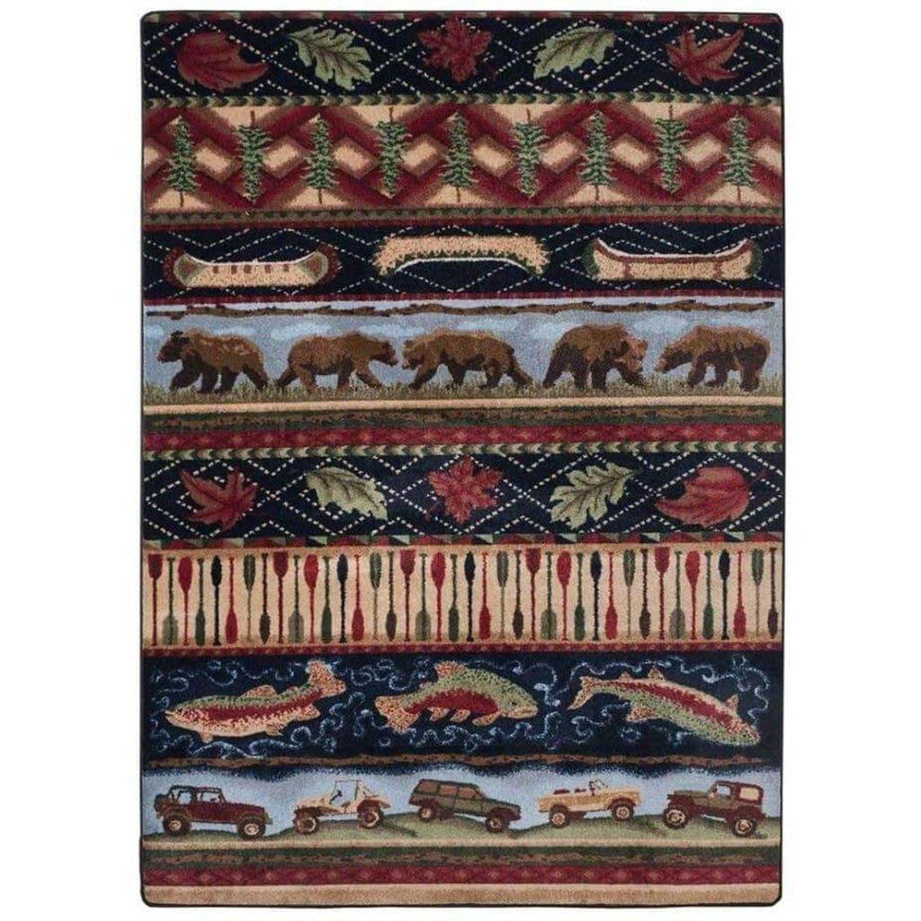 American Wildlife - Multi-CabinRugs Southwestern Rugs Wildlife Rugs Lodge Rugs Aztec RugsSouthwest Rugs