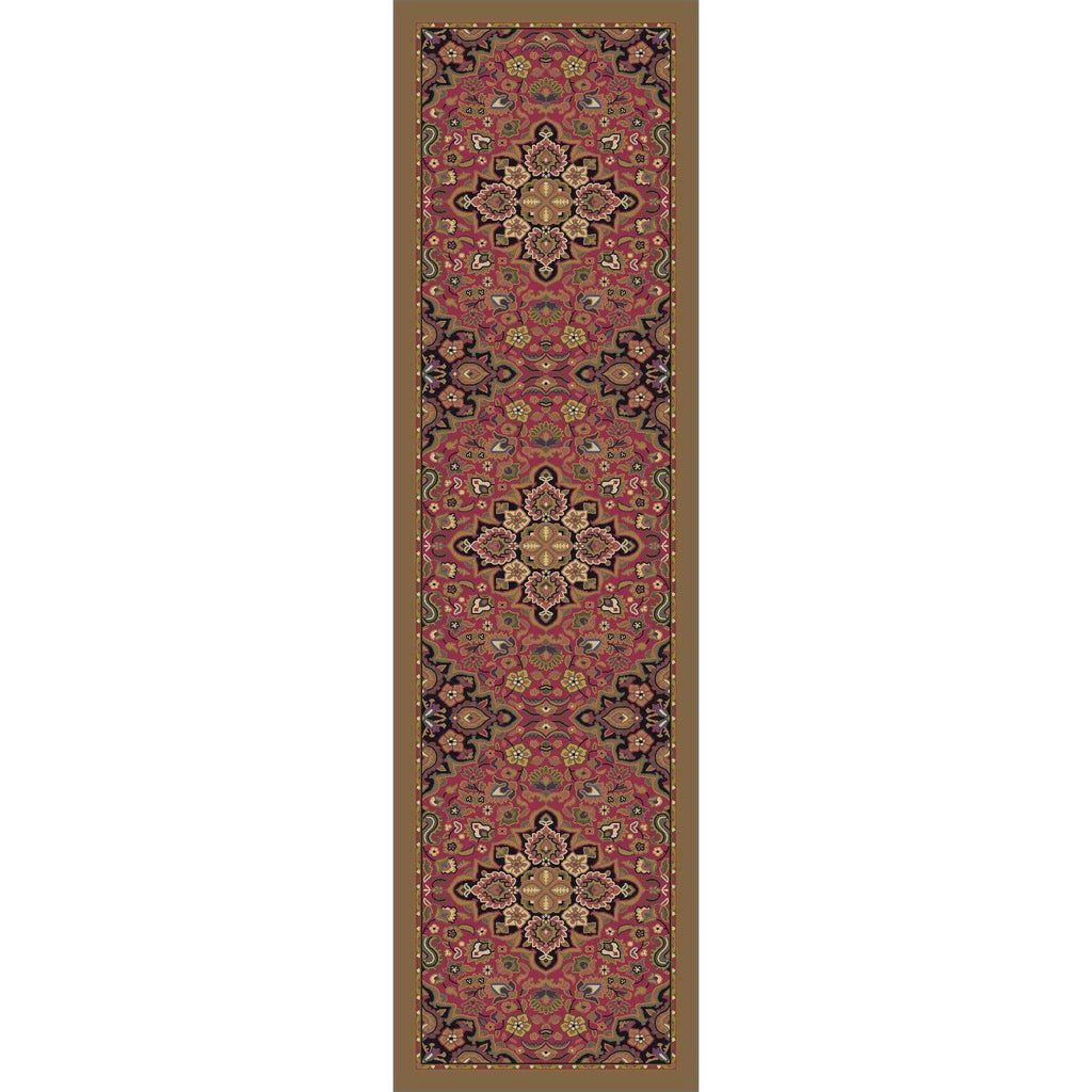 Babylonia - Rosette-CabinRugs Southwestern Rugs Wildlife Rugs Lodge Rugs Aztec RugsSouthwest Rugs