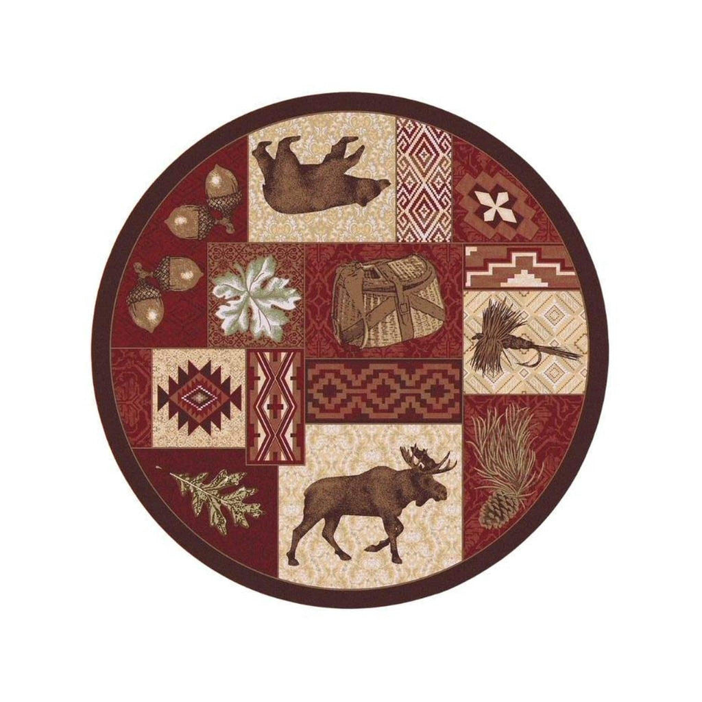 Bear Creek Side-CabinRugs Southwestern Rugs Wildlife Rugs Lodge Rugs Aztec RugsSouthwest Rugs