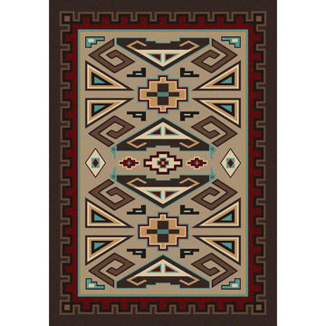 Butte Sand-CabinRugs Southwestern Rugs Wildlife Rugs Lodge Rugs Aztec RugsSouthwest Rugs