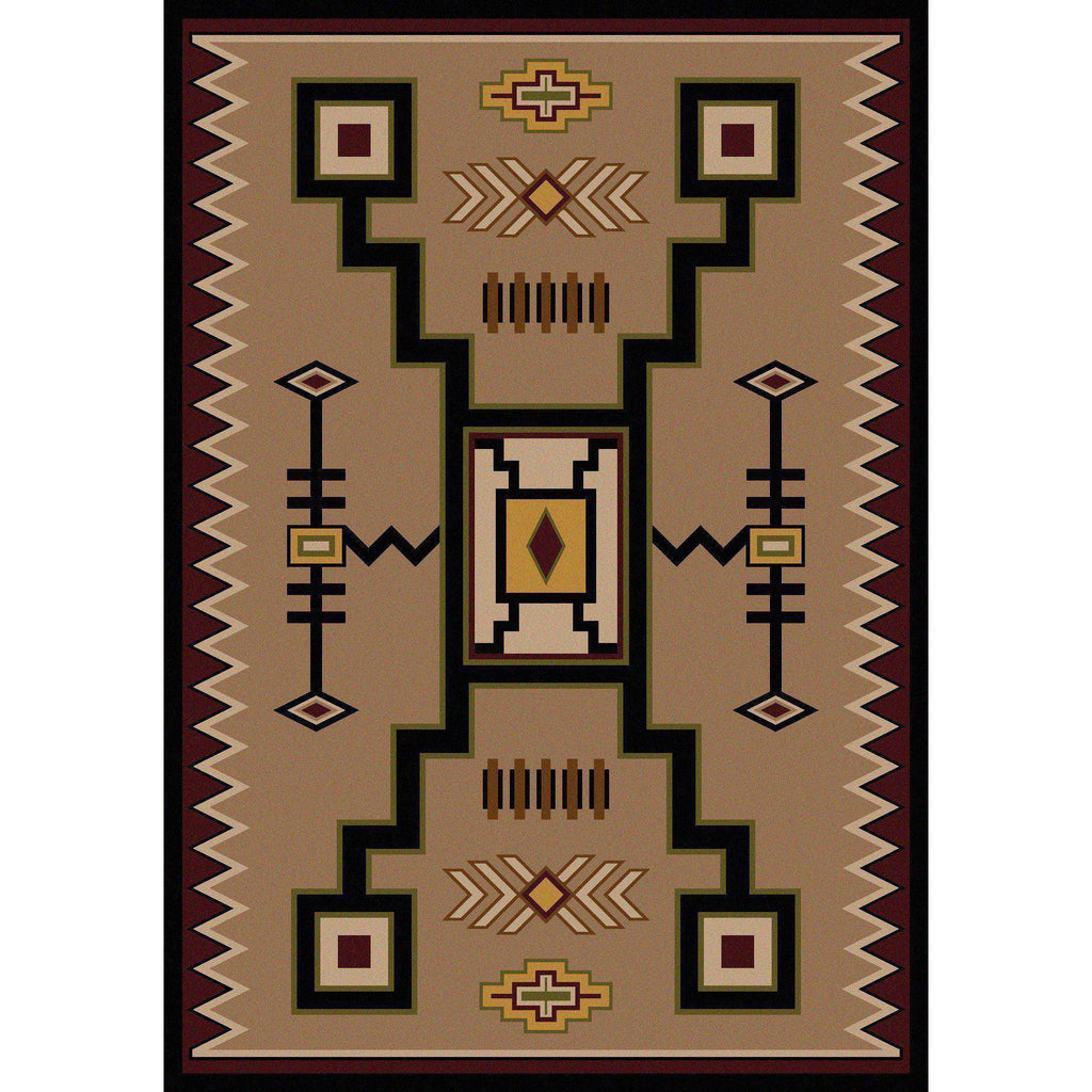 Desertstorm - Mid-CabinRugs Southwestern Rugs Wildlife Rugs Lodge Rugs Aztec RugsSouthwest Rugs