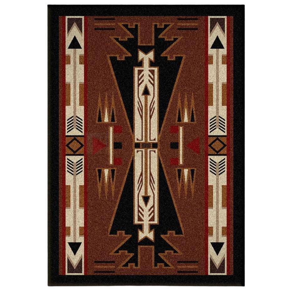 Desert Vandals - Brown-CabinRugs Southwestern Rugs Wildlife Rugs Lodge Rugs Aztec RugsSouthwest Rugs