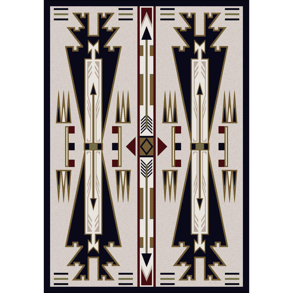 Desert Vandals - Natural-CabinRugs Southwestern Rugs Wildlife Rugs Lodge Rugs Aztec RugsSouthwest Rugs