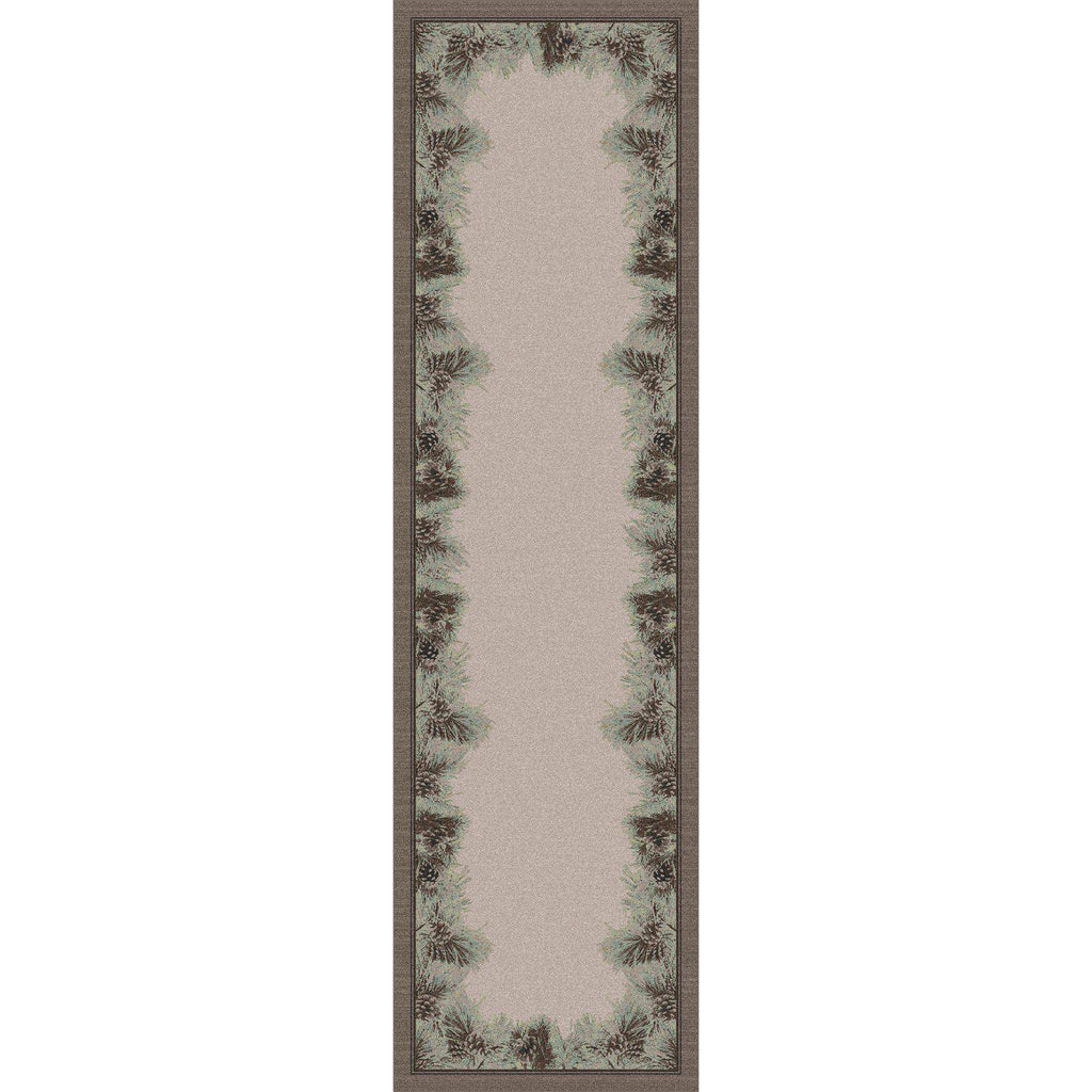 Forest Floor - Natural-CabinRugs Southwestern Rugs Wildlife Rugs Lodge Rugs Aztec RugsSouthwest Rugs