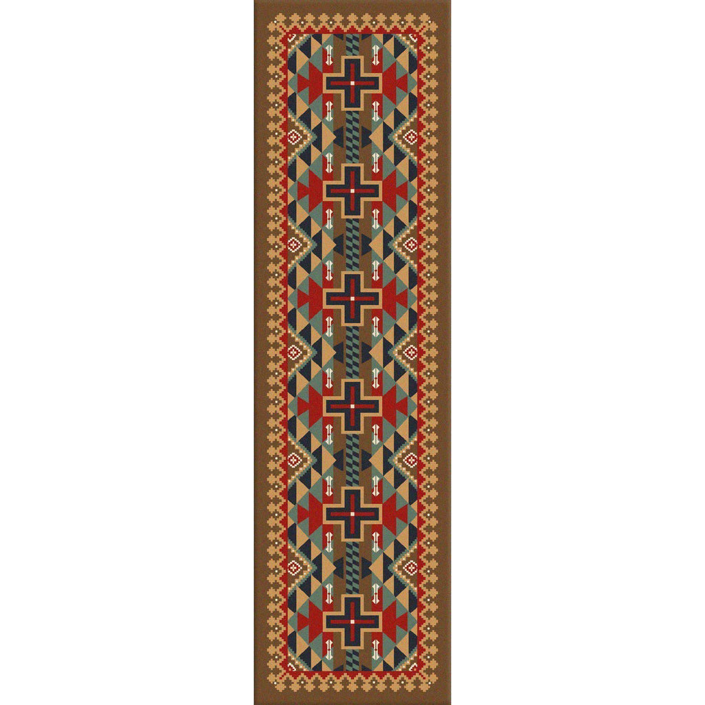 Keep It In The Tribe-CabinRugs Southwestern Rugs Wildlife Rugs Lodge Rugs Aztec RugsSouthwest Rugs