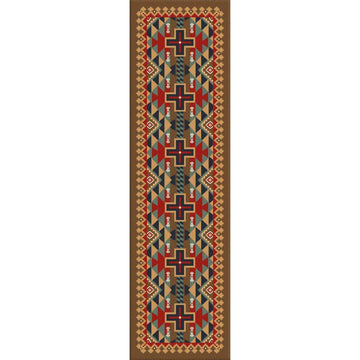 Keep It In The Tribe-CabinRugs Southwestern Rugs Wildlife Rugs Lodge Rugs Aztec RugsSouthwest Rugs