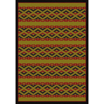 Mother's Basket - Dark Chocolate-CabinRugs Southwestern Rugs Wildlife Rugs Lodge Rugs Aztec RugsSouthwest Rugs