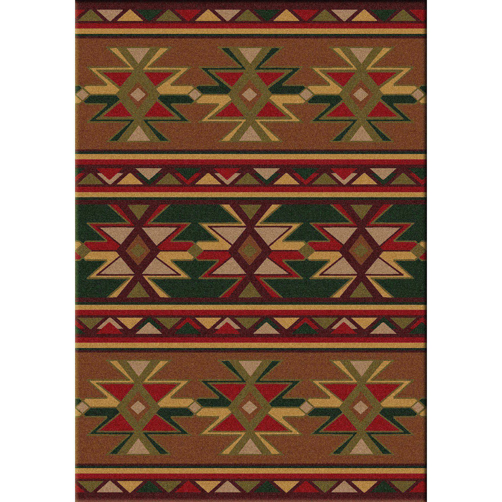 Northern Desert Star - Multi-CabinRugs Southwestern Rugs Wildlife Rugs Lodge Rugs Aztec RugsSouthwest Rugs