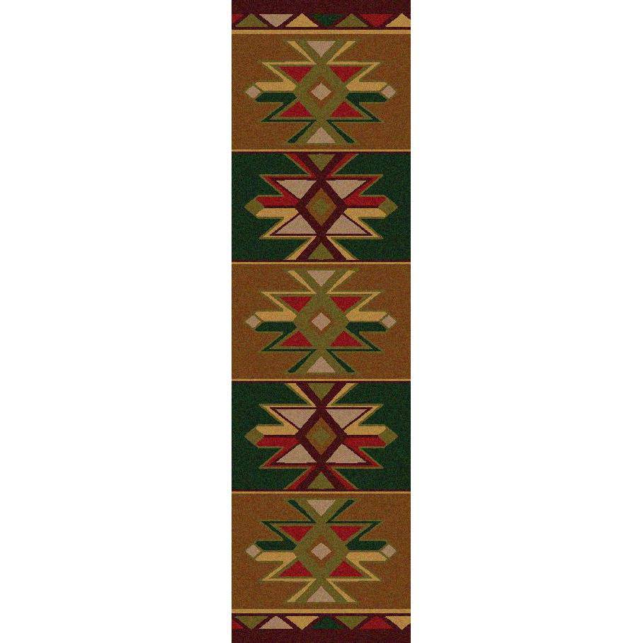 Northern Desert Star - Multi-CabinRugs Southwestern Rugs Wildlife Rugs Lodge Rugs Aztec RugsSouthwest Rugs