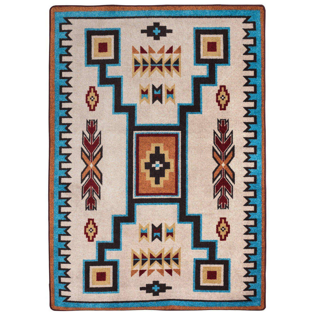 Old Timer - Rust-CabinRugs Southwestern Rugs Wildlife Rugs Lodge Rugs Aztec RugsSouthwest Rugs