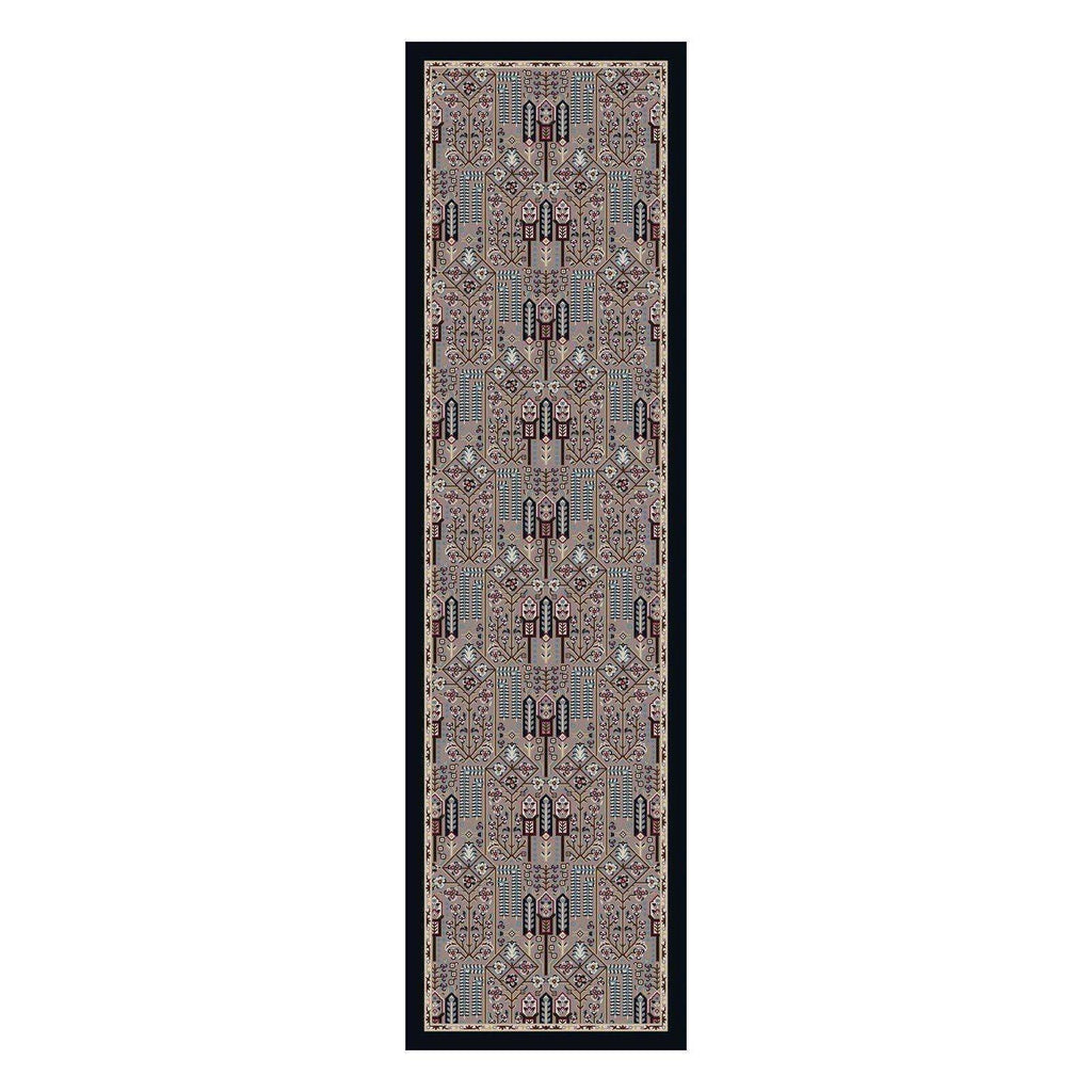 Persian Passage - Turquoise-CabinRugs Southwestern Rugs Wildlife Rugs Lodge Rugs Aztec RugsSouthwest Rugs