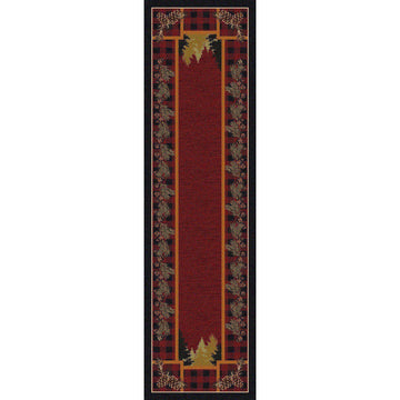 Plaid Outdoorsman-CabinRugs Southwestern Rugs Wildlife Rugs Lodge Rugs Aztec RugsSouthwest Rugs