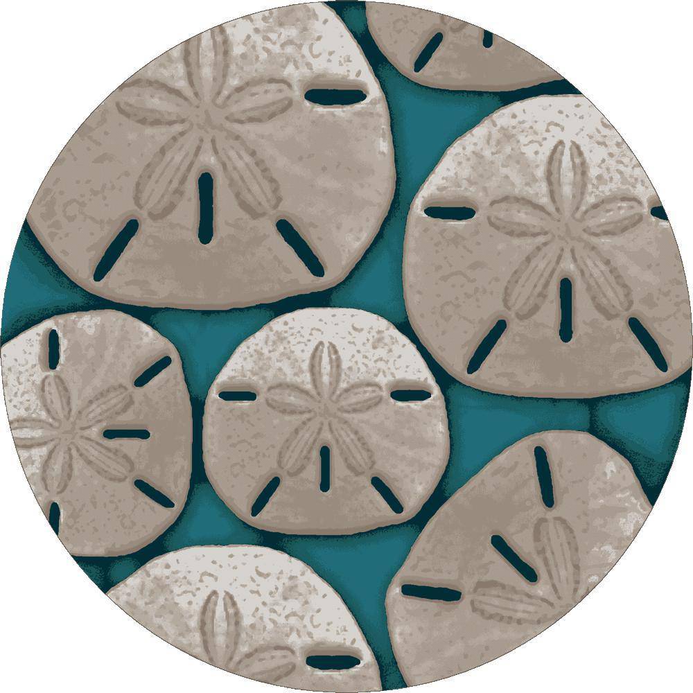 Sand Dollar - Aqua-CabinRugs Southwestern Rugs Wildlife Rugs Lodge Rugs Aztec RugsSouthwest Rugs