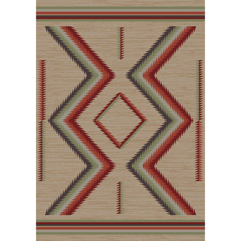 Sand Glass - Fall-CabinRugs Southwestern Rugs Wildlife Rugs Lodge Rugs Aztec RugsSouthwest Rugs