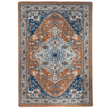 Silk Road - Caramel-CabinRugs Southwestern Rugs Wildlife Rugs Lodge Rugs Aztec RugsSouthwest Rugs