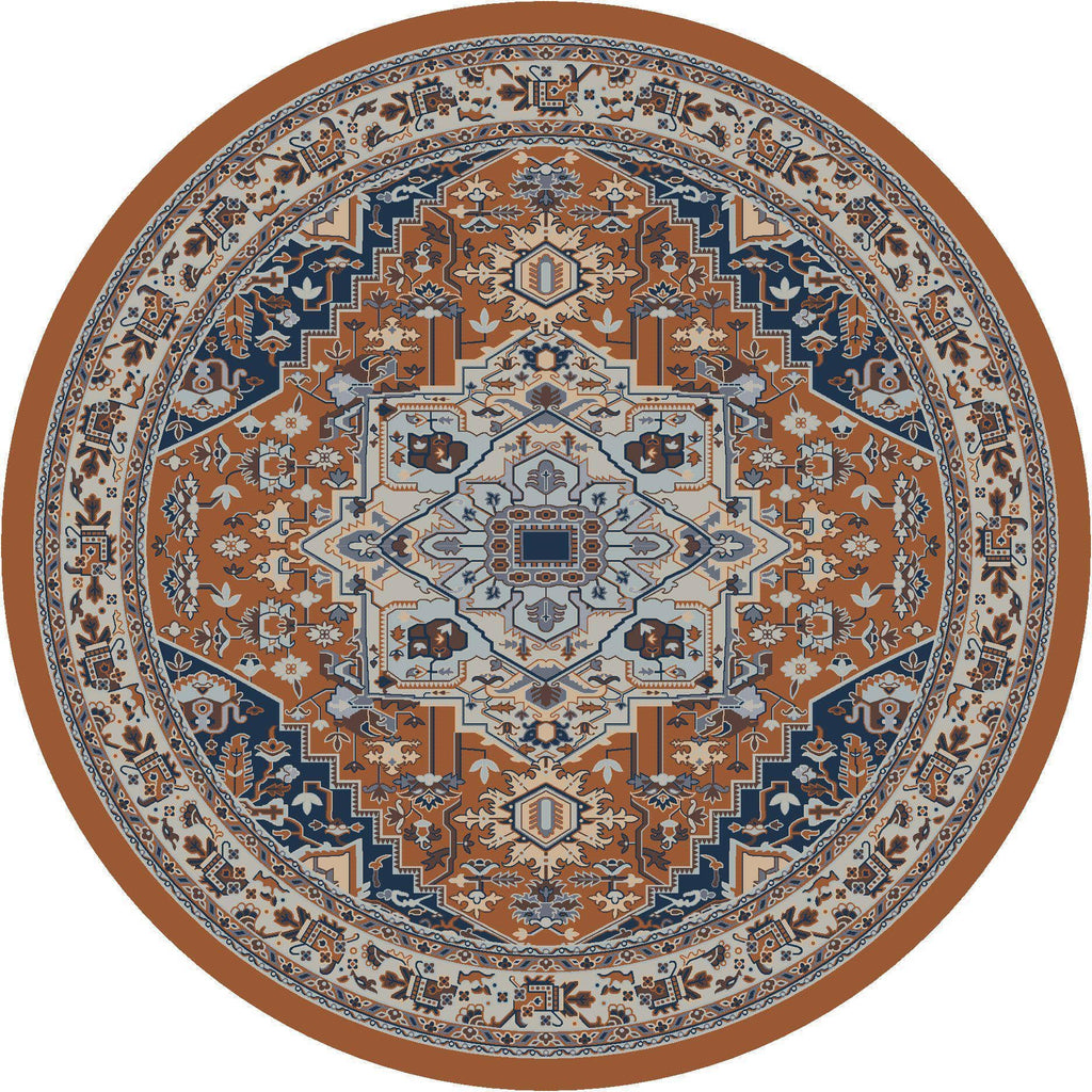 Silk Road - Caramel-CabinRugs Southwestern Rugs Wildlife Rugs Lodge Rugs Aztec RugsSouthwest Rugs