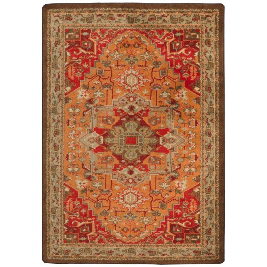 Silk Road - Glow-CabinRugs Southwestern Rugs Wildlife Rugs Lodge Rugs Aztec RugsSouthwest Rugs