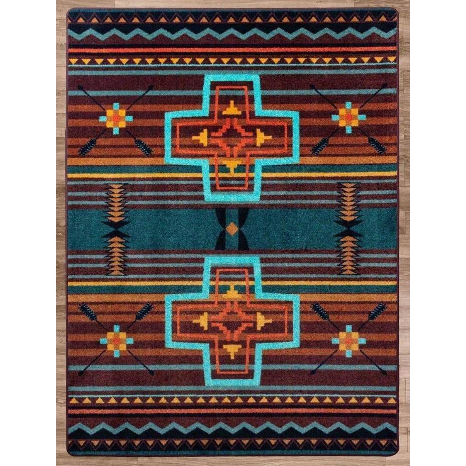 Southwest Abrazos - Sunset-CabinRugs Southwestern Rugs Wildlife Rugs Lodge Rugs Aztec RugsSouthwest Rugs