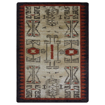 Southwest Ancients OKA - Red-CabinRugs Southwestern Rugs Wildlife Rugs Lodge Rugs Aztec RugsSouthwest Rugs