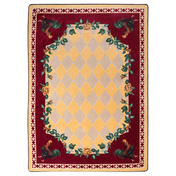 SouthWestern Farm - Yellow-CabinRugs Southwestern Rugs Wildlife Rugs Lodge Rugs Aztec RugsSouthwest Rugs