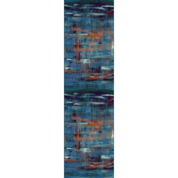 Sunset Canvas - Aqua-CabinRugs Southwestern Rugs Wildlife Rugs Lodge Rugs Aztec RugsSouthwest Rugs