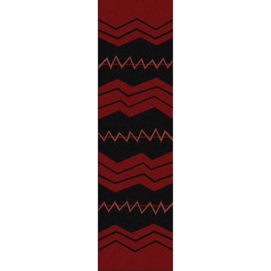 The Way Of War - Red-CabinRugs Southwestern Rugs Wildlife Rugs Lodge Rugs Aztec RugsSouthwest Rugs