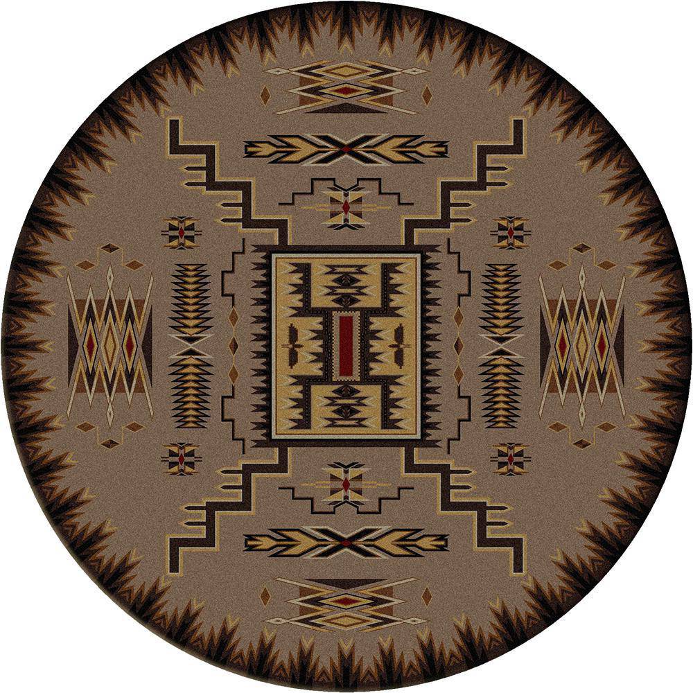 Thunder Catcher - Chestnut-CabinRugs Southwestern Rugs Wildlife Rugs Lodge Rugs Aztec RugsSouthwest Rugs