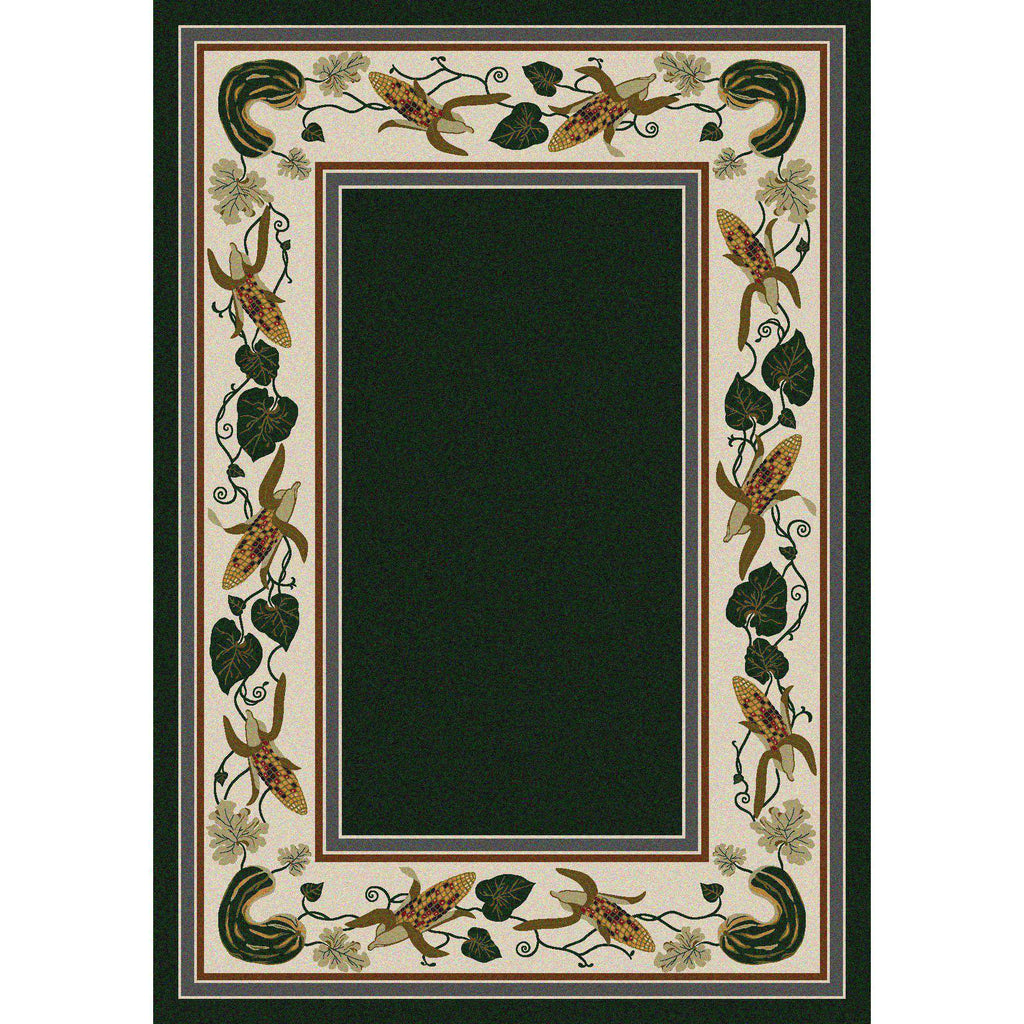 Tres Hermanas - Emerald-CabinRugs Southwestern Rugs Wildlife Rugs Lodge Rugs Aztec RugsSouthwest Rugs