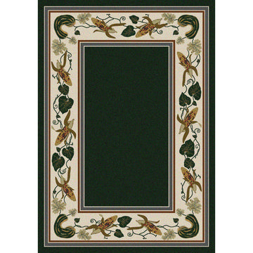 Tres Hermanas - Emerald-CabinRugs Southwestern Rugs Wildlife Rugs Lodge Rugs Aztec RugsSouthwest Rugs