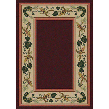 Tres Hermanas - Garnet-CabinRugs Southwestern Rugs Wildlife Rugs Lodge Rugs Aztec RugsSouthwest Rugs