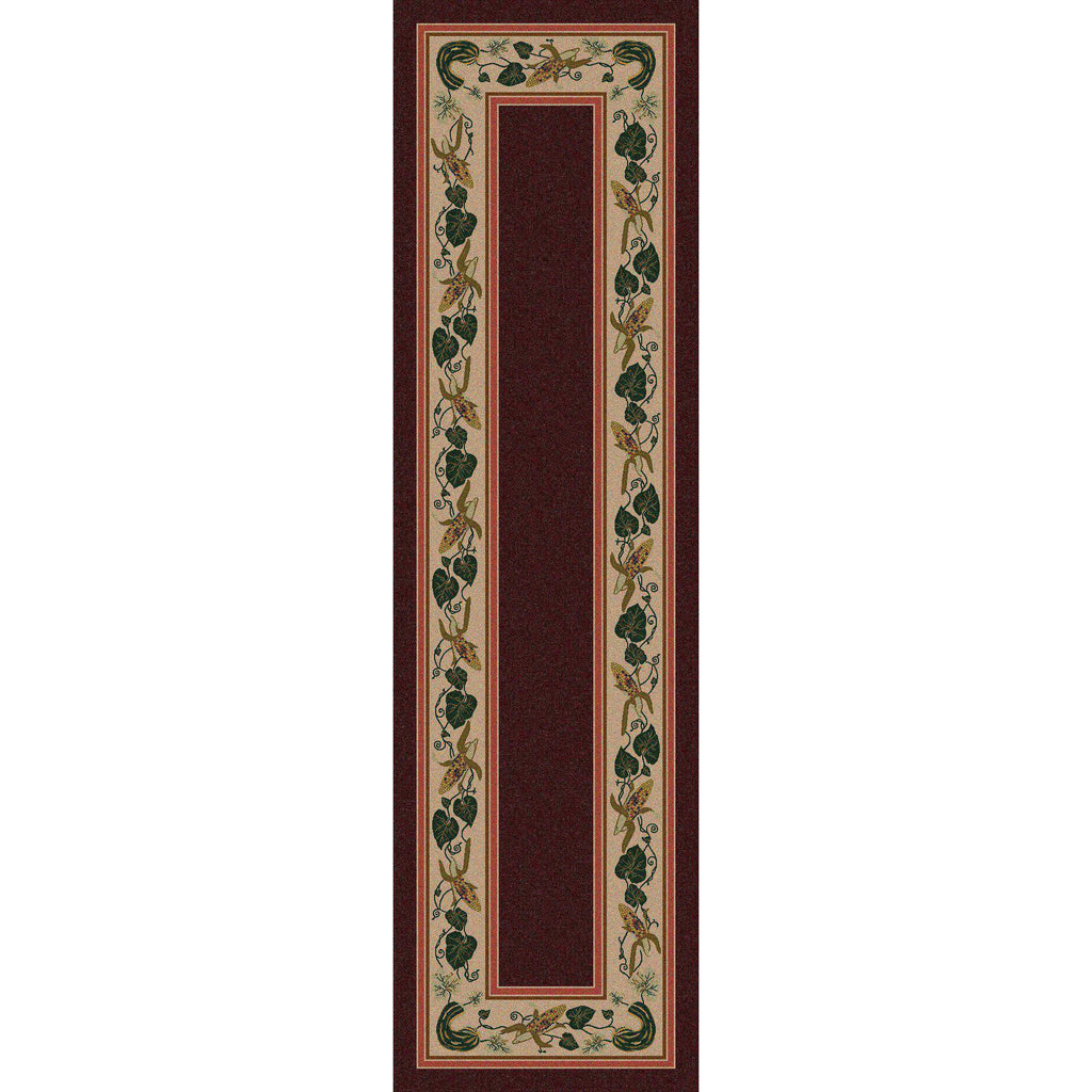 Tres Hermanas - Garnet-CabinRugs Southwestern Rugs Wildlife Rugs Lodge Rugs Aztec RugsSouthwest Rugs