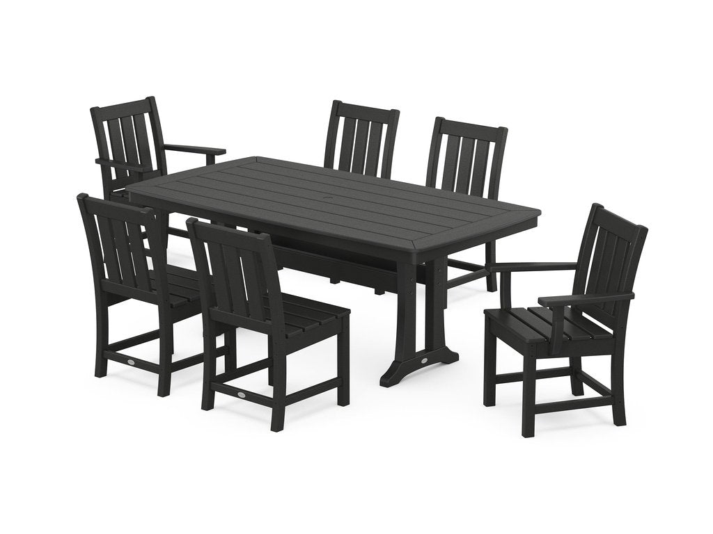 Oxford 7-Piece Dining Set with Trestle Legs Photo