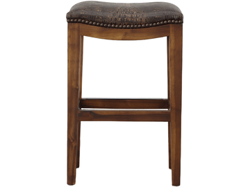 Brown Croc Bar Stool