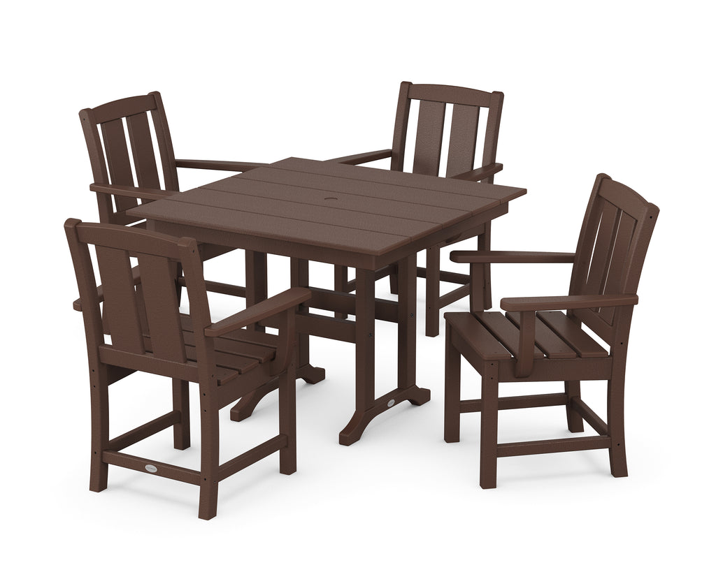 Mission 5-Piece Farmhouse Dining Set Photo