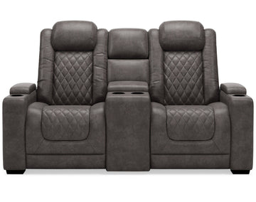 HyllMont Power Reclining Loveseat with Console