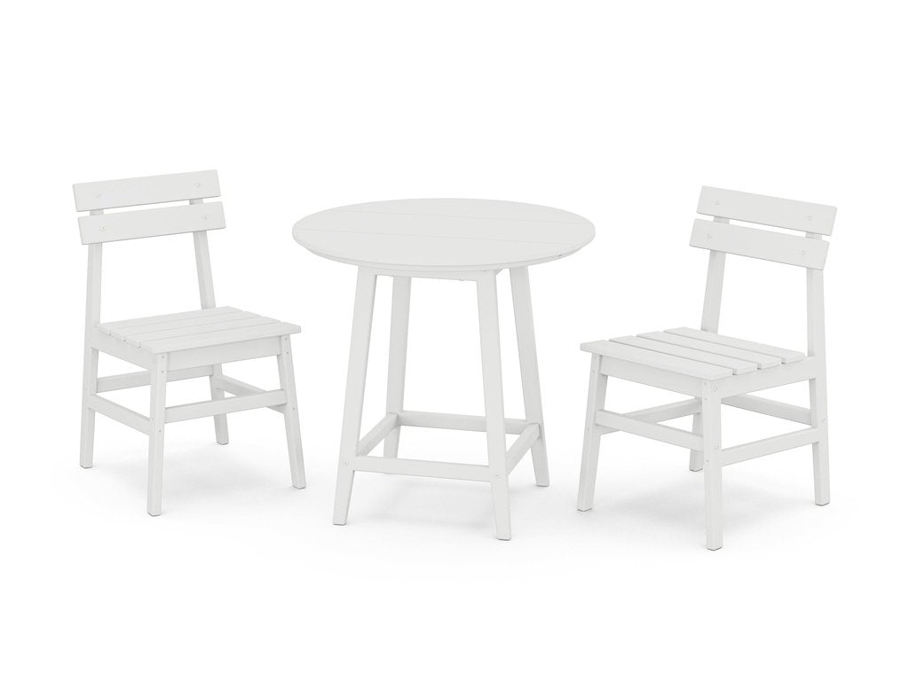 Modern Studio Plaza Chair 3-Piece Round Bistro Dining Set Photo