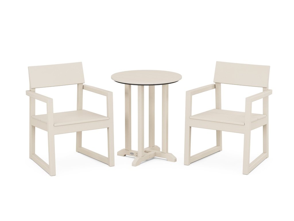 EDGE 3-Piece Round Dining Set Photo