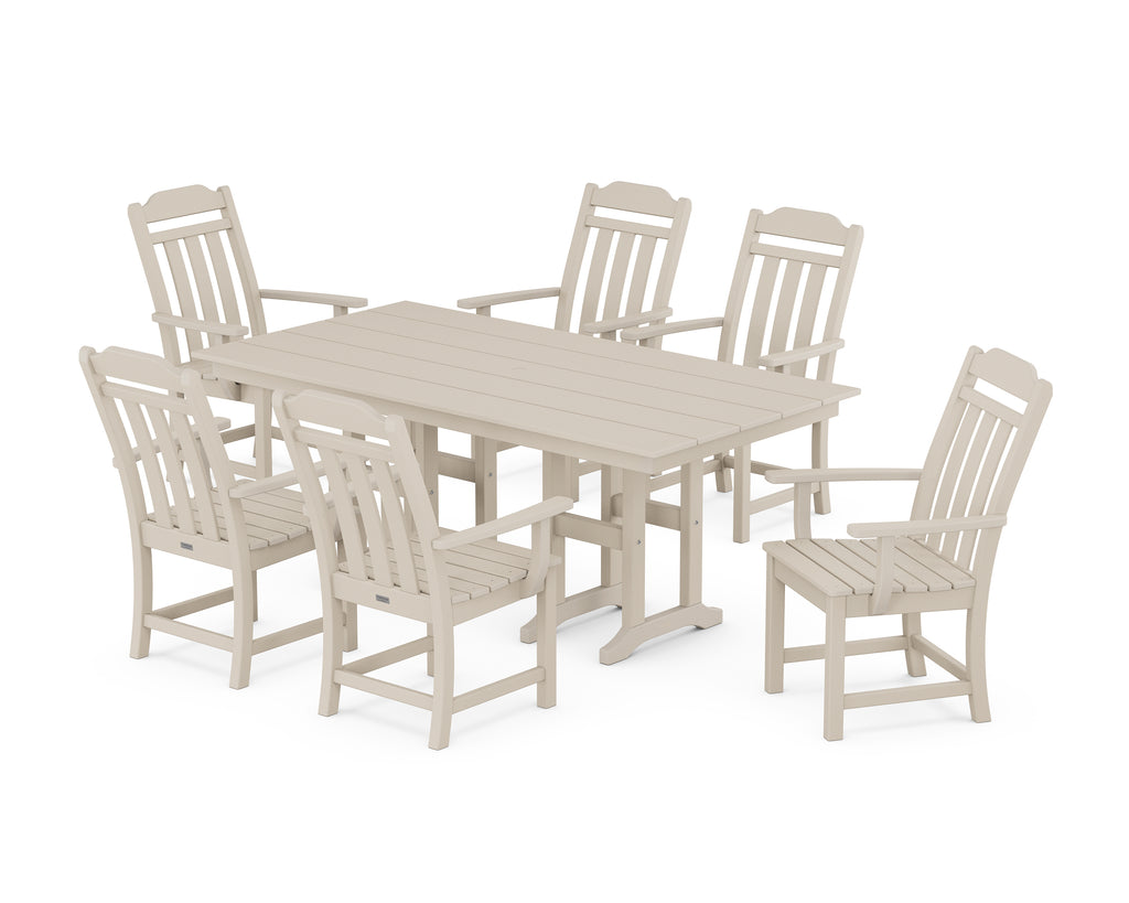 Country Living Arm Chair 7-Piece Farmhouse Dining Set Photo