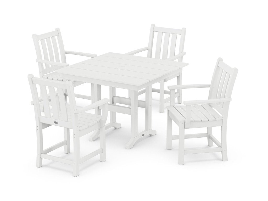 Traditional Garden 5-Piece Farmhouse Dining Set Photo