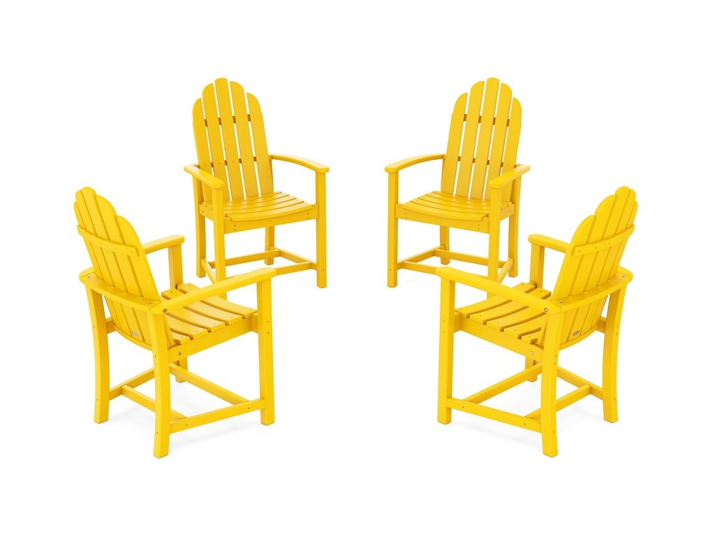 Classic 4-Piece Upright Adirondack Conversation Set Photo