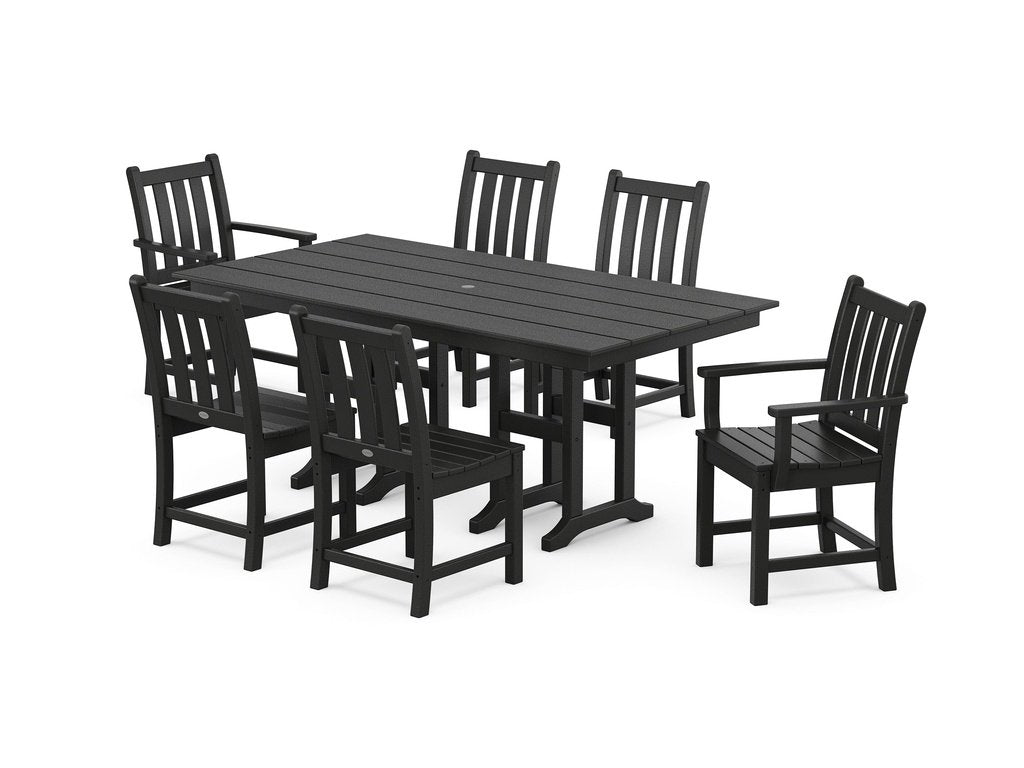 Traditional Garden 7-Piece Farmhouse Dining Set Photo