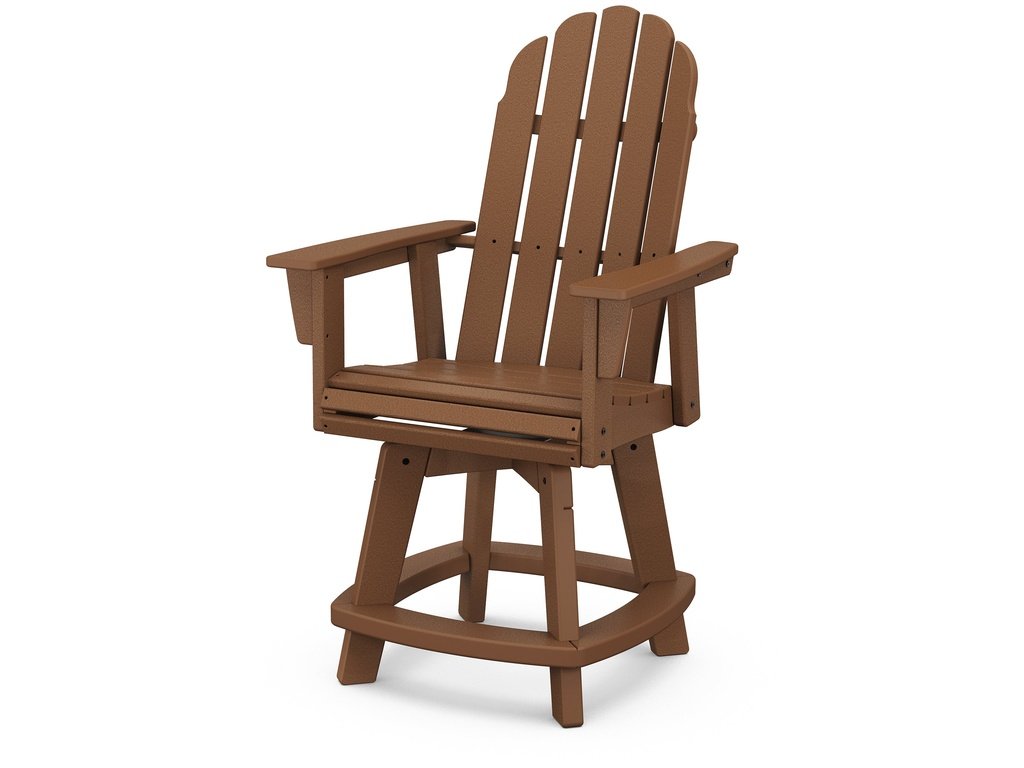 Vineyard Curveback Adirondack Swivel Counter Chair Photo