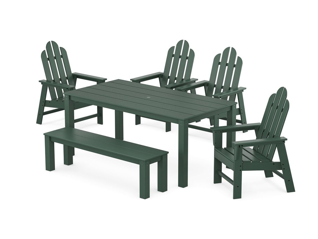 Long Island 6-Piece Parsons Dining Set with Bench Photo