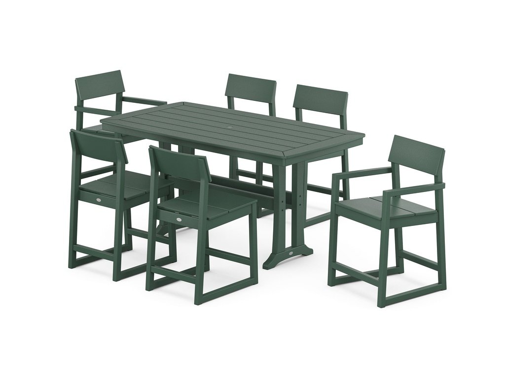 EDGE 7-Piece Counter Set with Trestle Legs Photo