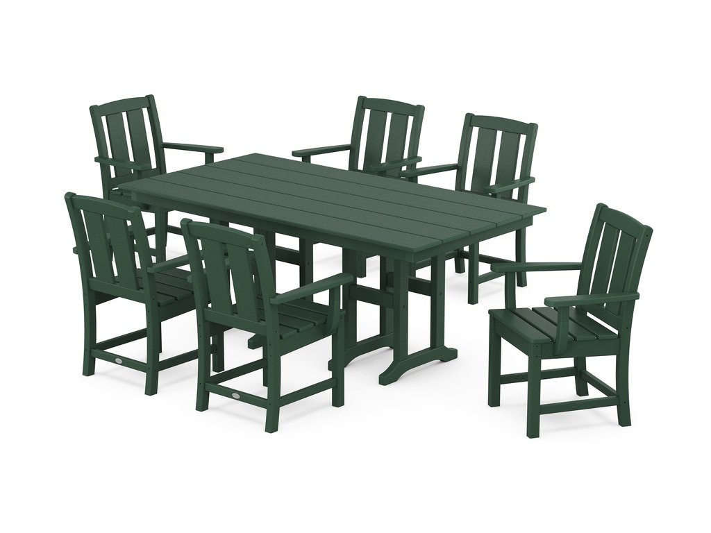 Mission Arm Chair 7-Piece Farmhouse Dining Set Photo