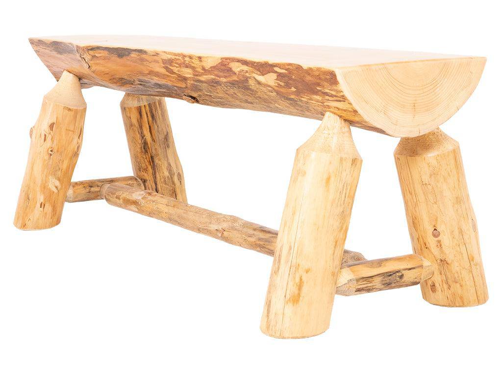 Rustic Red Pine 48” Bench