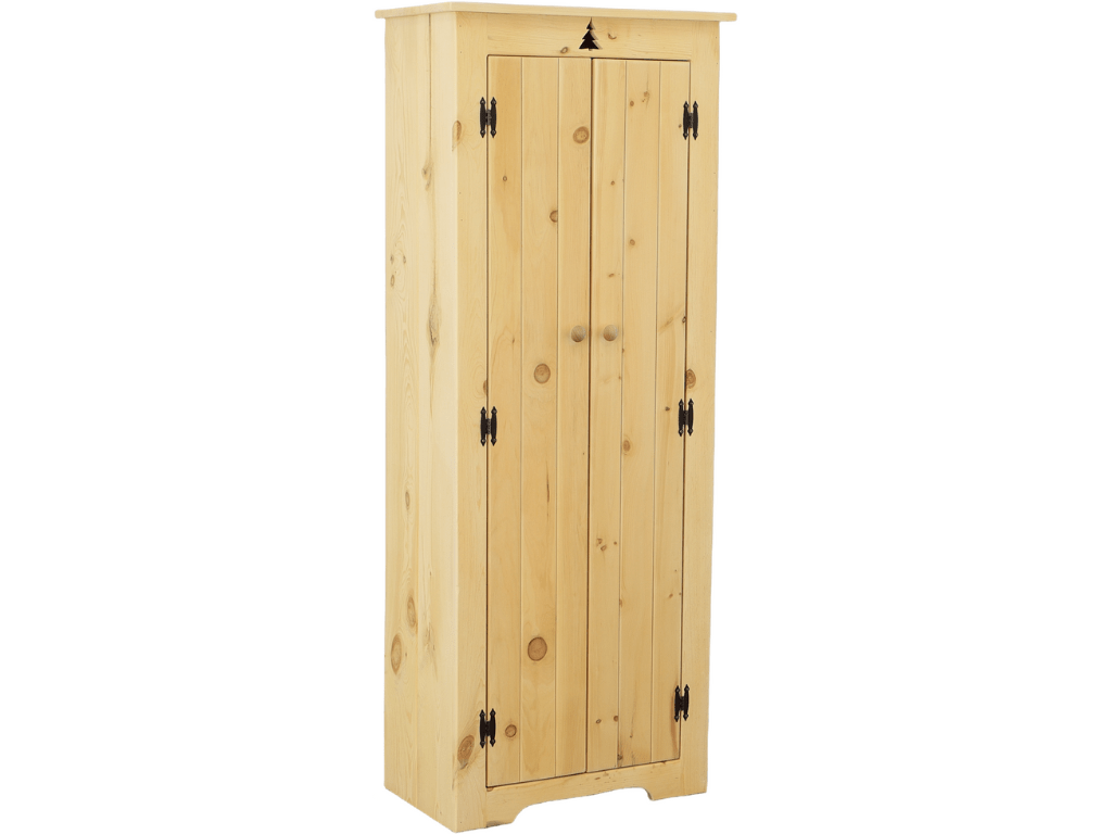 Pine Pantry With Cutout