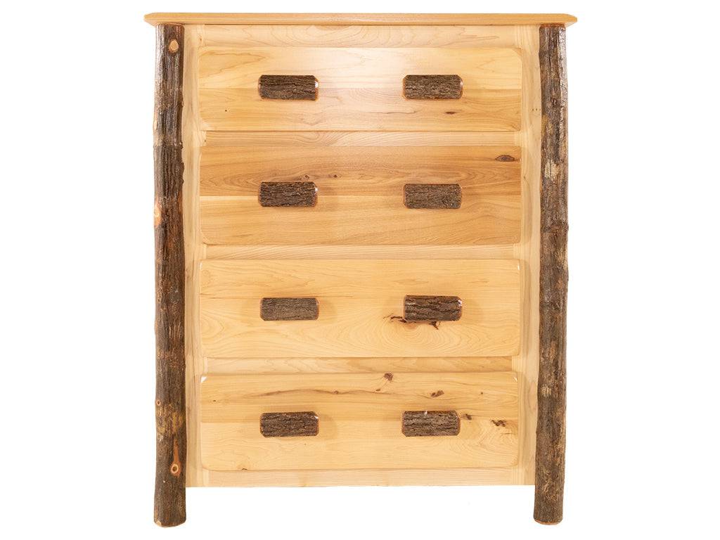 Hickory 4-Drawer Chest