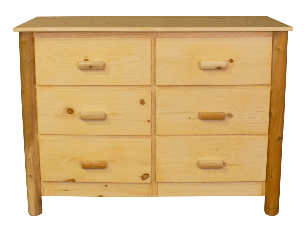 Pine Six Drawer Dresser - Retreat Home Furniture